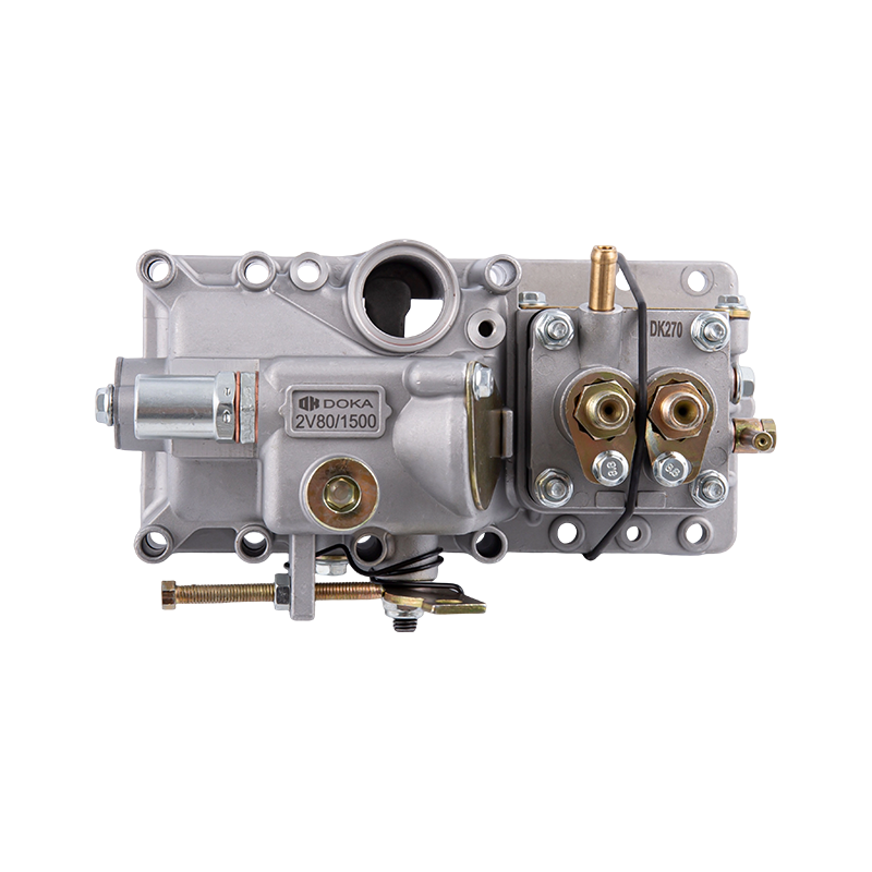 Pam suntikan bahan api enjin diesel berkembar silinder jenis V 2V80F (termasuk mekanisme mengawal kelajuan), badan tappet rata bawah, sambungan alur keluar minyak M12x1.5, sesuai untuk enjin penyejukan air jenis 2V80F